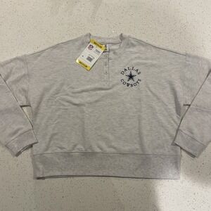 Cowboys NFL woman's Crop Tabirt Polyester/spandex Material Size Medium NWT